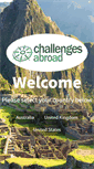 Mobile Screenshot of challengesabroad.com