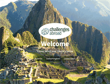 Tablet Screenshot of challengesabroad.com